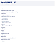 Tablet Screenshot of diabetesukgroup.org